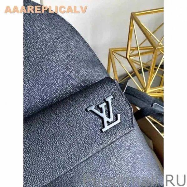 AAA Replica Louis Vuitton All Black Aerogram Backpack M57079