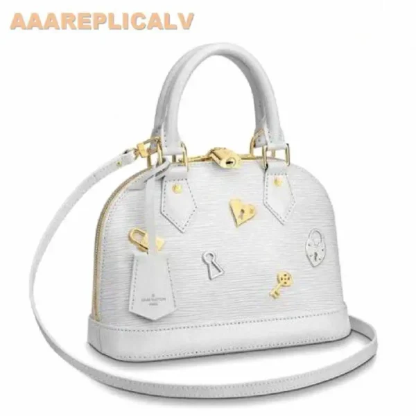AAA Replica Louis Vuitton Alma BB Bag Love Lock M52885