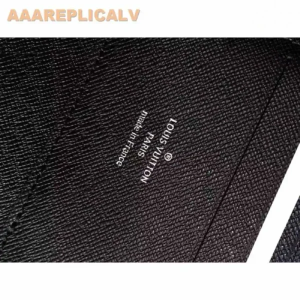 AAA Replica Louis Vuitton Atoll Wallet Damier Graphite N48255