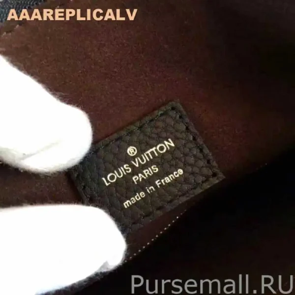 AAA Replica Louis Vuitton Babylone Chain BB Mahina Leather M51223
