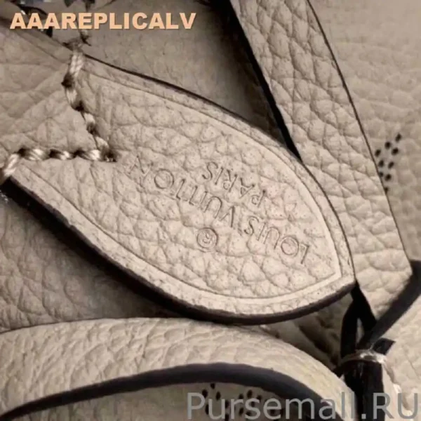 AAA Replica Louis Vuitton Bella Bag In Galet Mahina Leather M57201