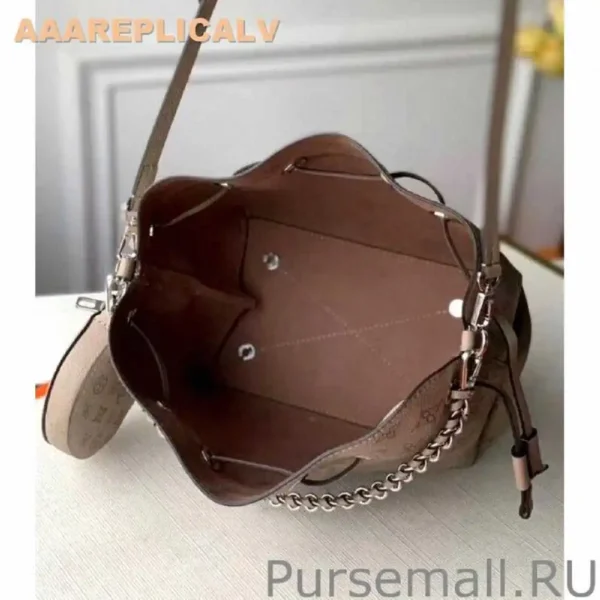 AAA Replica Louis Vuitton Bella Bag In Galet Mahina Leather M57201