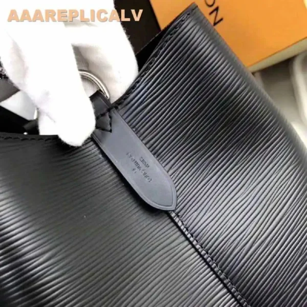 AAA Replica Louis Vuitton Black Neonoe Bag Epi Leather M54366