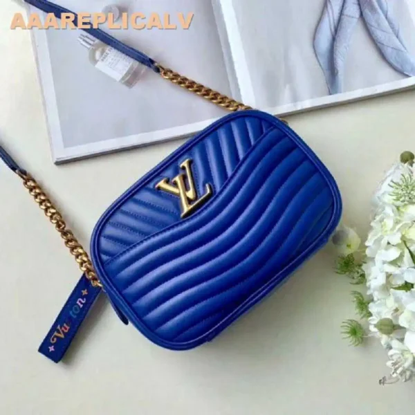 AAA Replica Louis Vuitton Blue New Wave Camera Bag M53901