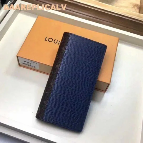 AAA Replica Louis Vuitton Brazza Wallet Epi Patchwork M62911