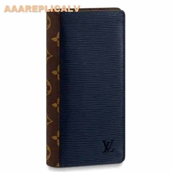 AAA Replica Louis Vuitton Brazza Wallet Epi Patchwork M62911