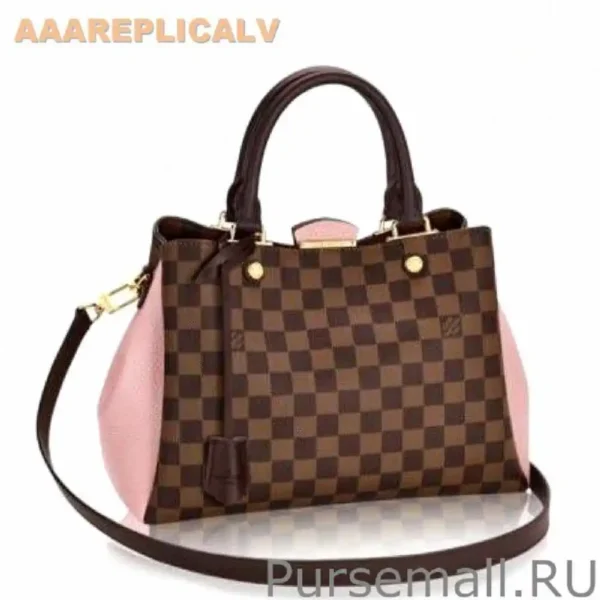 AAA Replica Louis Vuitton Brittany Bag Damier Ebene N41674