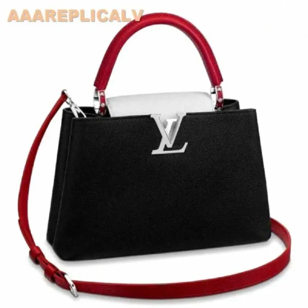 AAA Replica Louis Vuitton Capucines PM Bag Multicolour Taurillon M53678