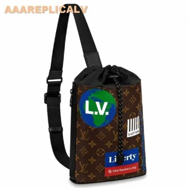 AAA Replica Louis Vuitton Chalk Sling Bag Monogram Canvas M44625