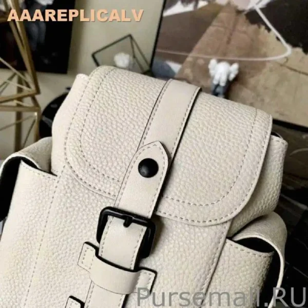 AAA Replica Louis Vuitton Christopher XS Bag In White Leather M58493