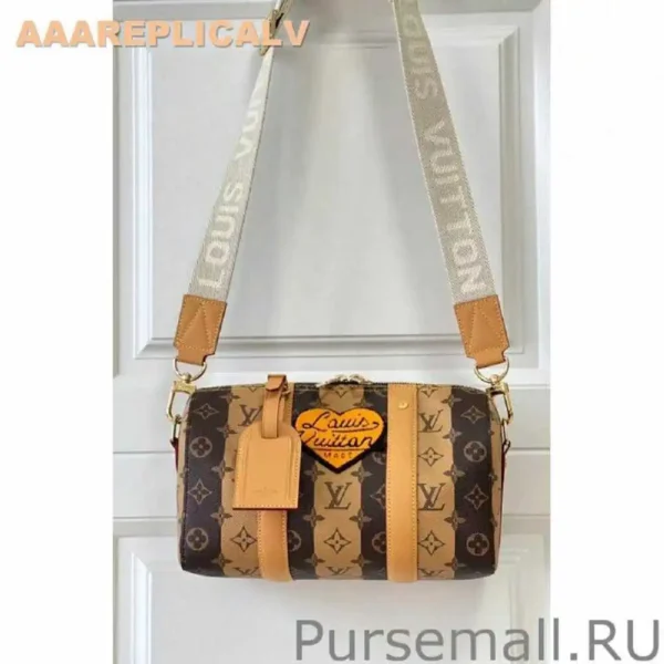 AAA Replica Louis Vuitton City Keepall Bag Monogram Stripes M45963