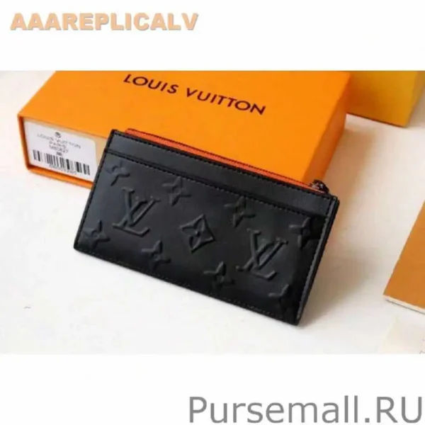 AAA Replica Louis Vuitton Coin Card Holder Monogram Leather M80827