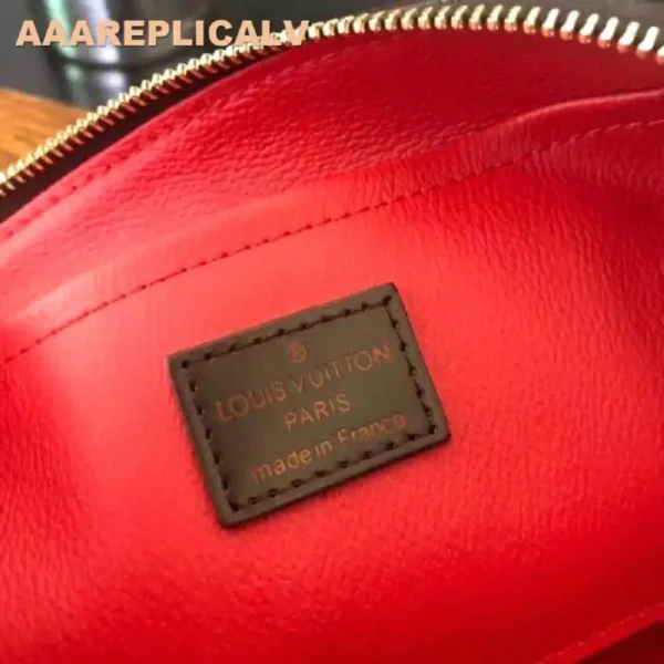 AAA Replica Louis Vuitton Cosmetic Case GM Damier Ebene N23345