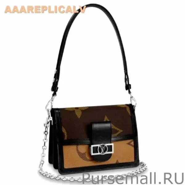 AAA Replica Louis Vuitton Dauphine MM Bag Giant Monogram M44599