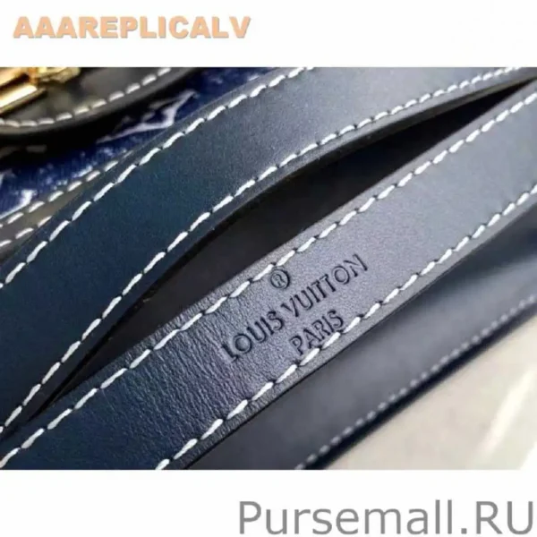 AAA Replica Louis Vuitton Dauphine MM Bag Monogram Denim M59631