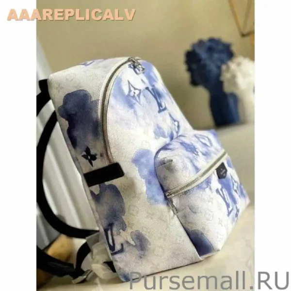 AAA Replica Louis Vuitton Discovery Backpack Monogram Watercolor M45760