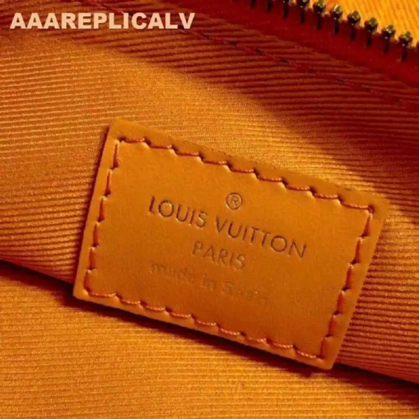 AAA Replica Louis Vuitton Double Flat Messenger Bag Monogram M44640 White