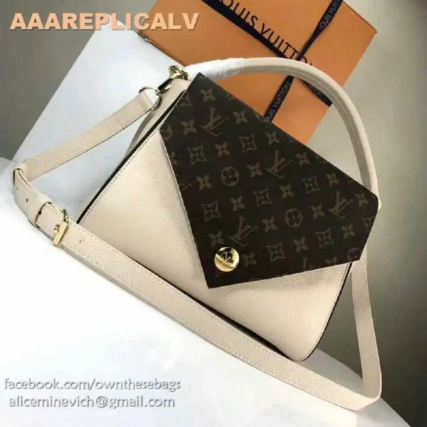 AAA Replica Louis Vuitton Double V Off-white M54438