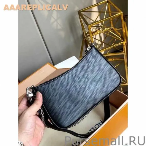 AAA Replica Louis Vuitton Easy Pouch On Strap Epi M80471