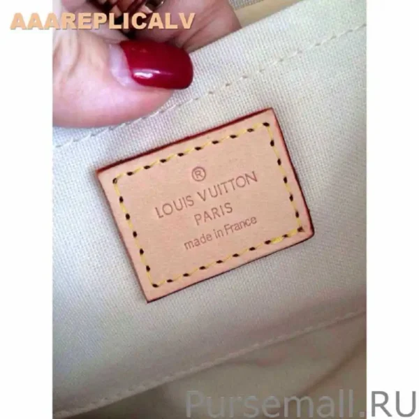 AAA Replica Louis Vuitton Favorite MM Damier Azur Canvas bag N41275