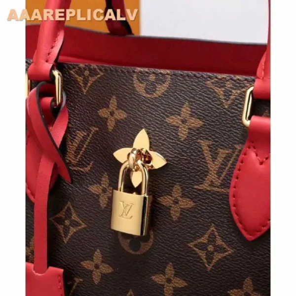 AAA Replica Louis Vuitton Flower Tote Monogram Canvas M43553 Red