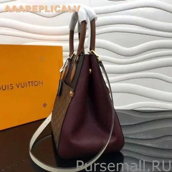 AAA Replica Louis Vuitton Fold Tote MM Monogram Calfskin M45409