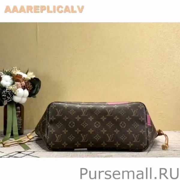 AAA Replica Louis Vuitton Game On Neverfull MM Tote Bag M57452