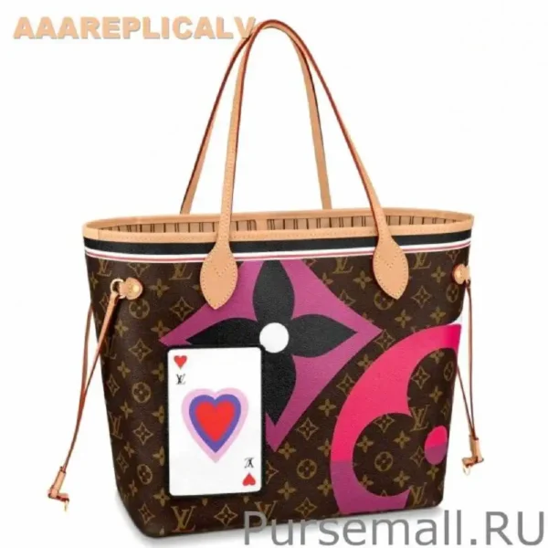 AAA Replica Louis Vuitton Game On Neverfull MM Tote Bag M57452