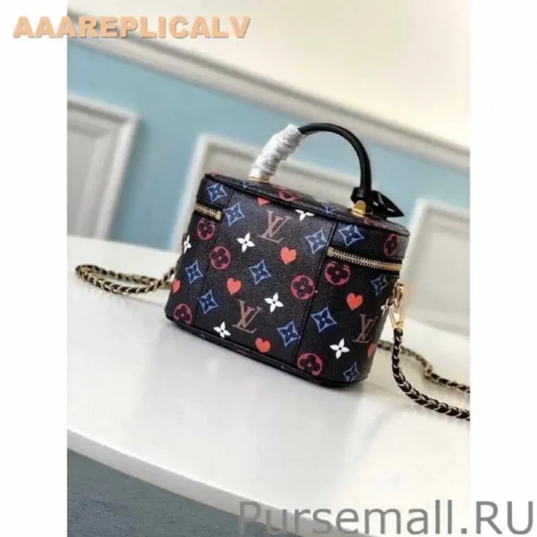 AAA Replica Louis Vuitton Game On Vanity PM Black Bag M57482