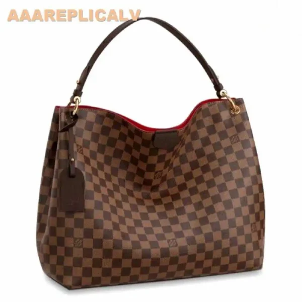 AAA Replica Louis Vuitton Graceful MM Bag Damier Ebene N44045