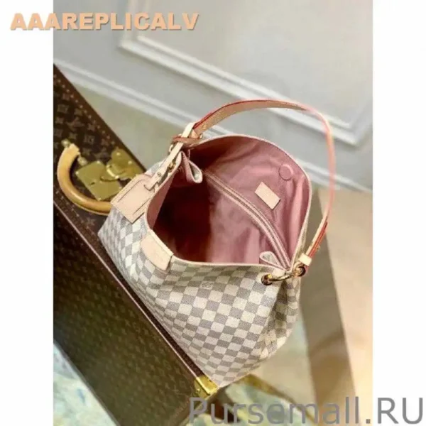 AAA Replica Louis Vuitton Graceful PM Bag Damier Azur N42249