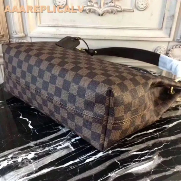 AAA Replica Louis Vuitton Graceful PM Bag Damier Ebene N44044