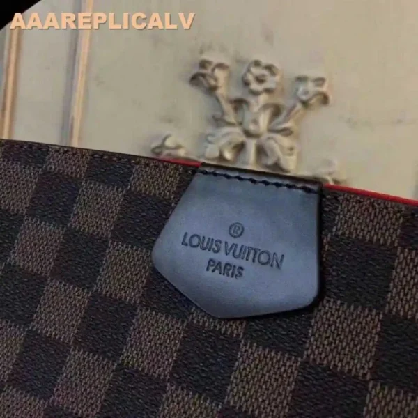 AAA Replica Louis Vuitton Graceful PM Bag Damier Ebene N44044