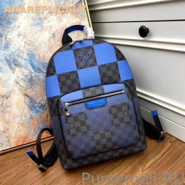 AAA Replica Louis Vuitton Josh Backpack Damier Graphite Giant N40402
