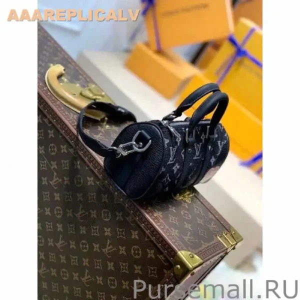 AAA Replica Louis Vuitton Keepall XS Bag Monogram Denim M81010
