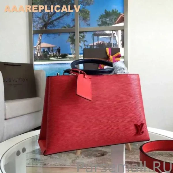 AAA Replica Louis Vuitton Kleber PM Epi Leather M51333 Red
