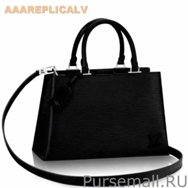 AAA Replica Louis Vuitton Kleber PM Epi Leather M51334 Black