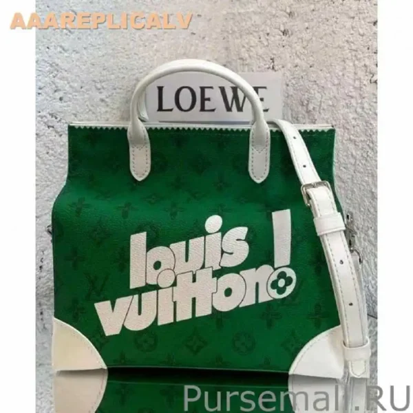 AAA Replica Louis Vuitton Litter Bag M80815 Green