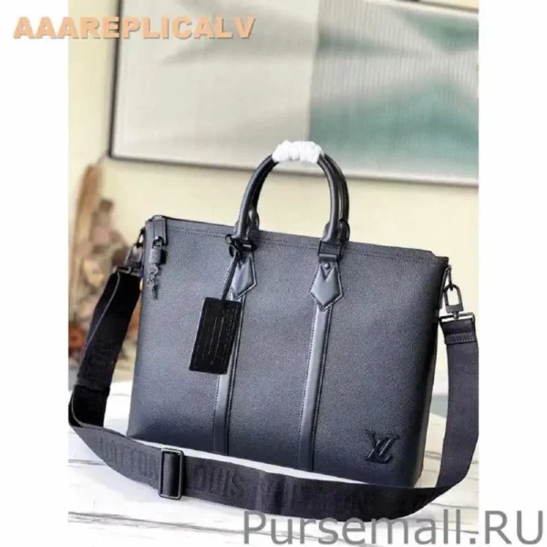 AAA Replica Louis Vuitton Lock It Tote In Aerogram Leather M59158