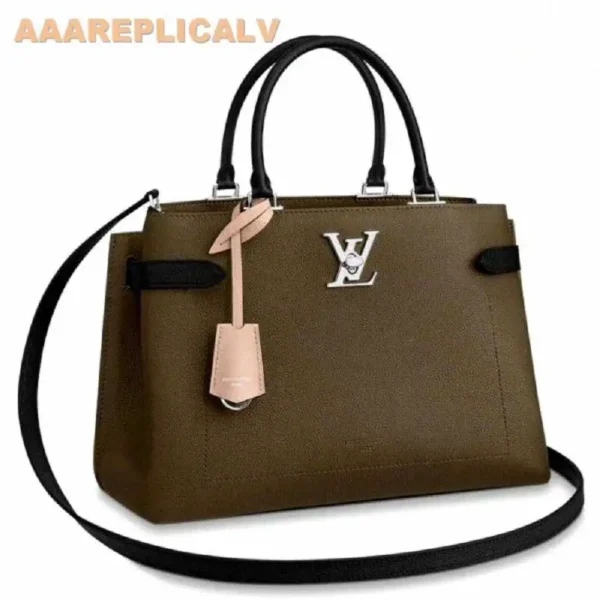 AAA Replica Louis Vuitton Lockme Day Tote Bag M55325
