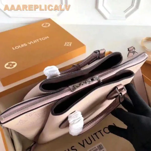 AAA Replica Louis Vuitton Magnolia Haumea Bag Mahina Leather M55030