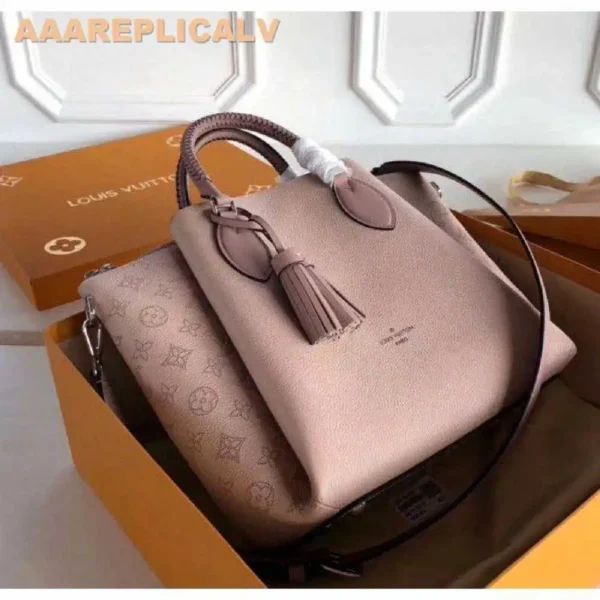AAA Replica Louis Vuitton Magnolia Haumea Bag Mahina Leather M55030