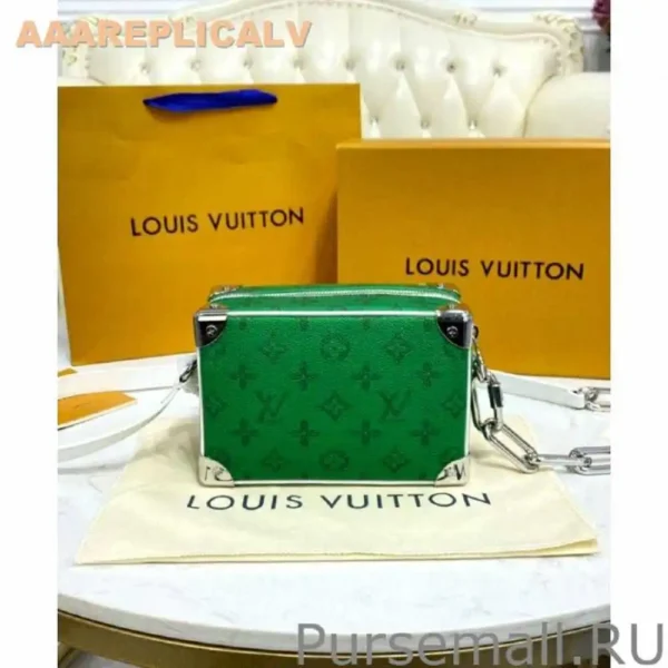 AAA Replica Louis Vuitton Mini Soft Trunk Bag M80816 Green