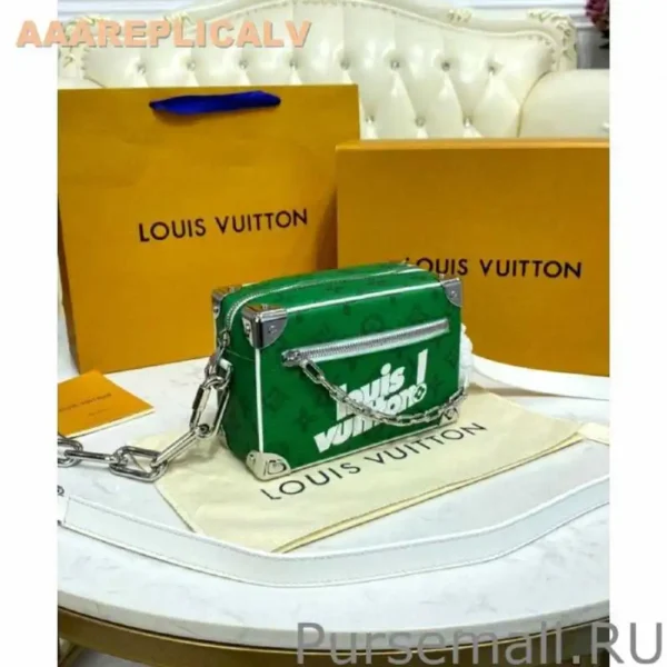 AAA Replica Louis Vuitton Mini Soft Trunk Bag M80816 Green