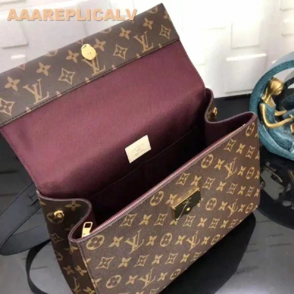 AAA Replica Louis Vuitton Monogram Cluny MM Bag With Braided Handle M44669