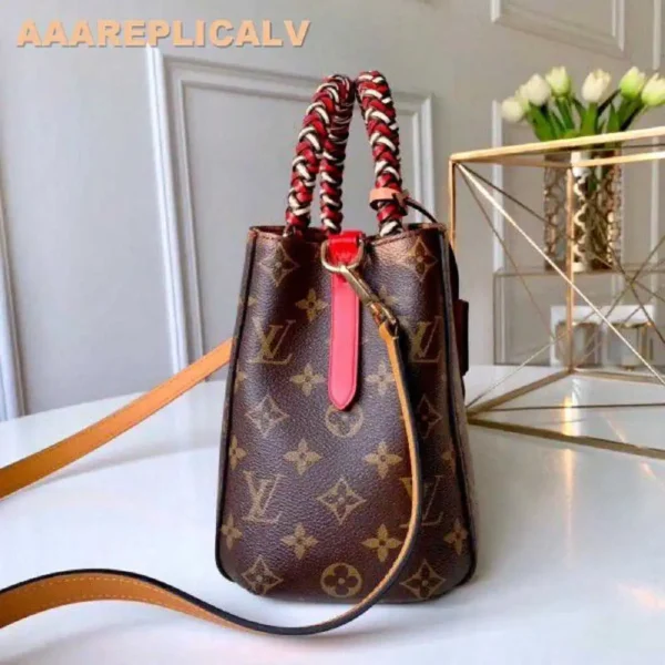 AAA Replica Louis Vuitton Montaigne BB Bag With Braided Handle Monogram M44671