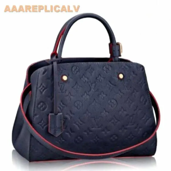 AAA Replica Louis Vuitton Montaigne MM Bag Monogram Empreinte M42746