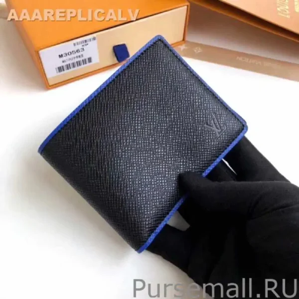 AAA Replica Louis Vuitton Multiple Wallet Taiga Leather M30563