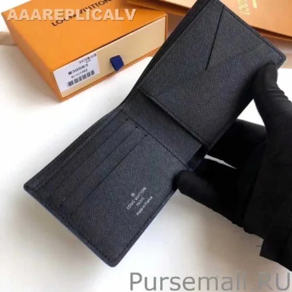 AAA Replica Louis Vuitton Multiple Wallet Taiga Leather M30563