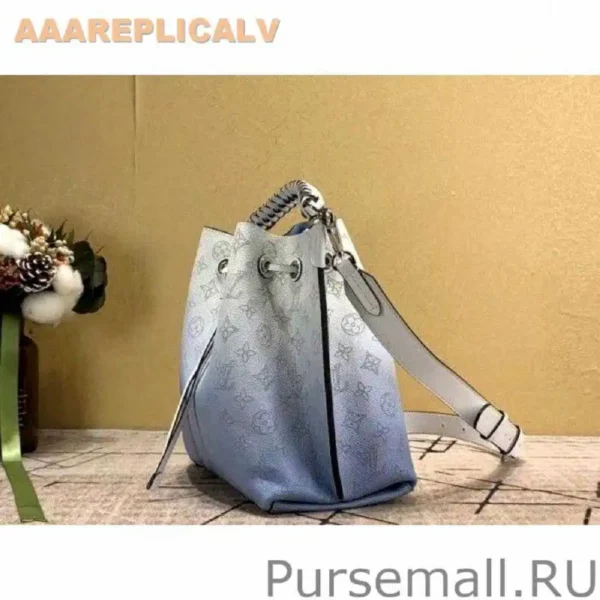 AAA Replica Louis Vuitton Muria Bag Gradient Blue Mahina M57853